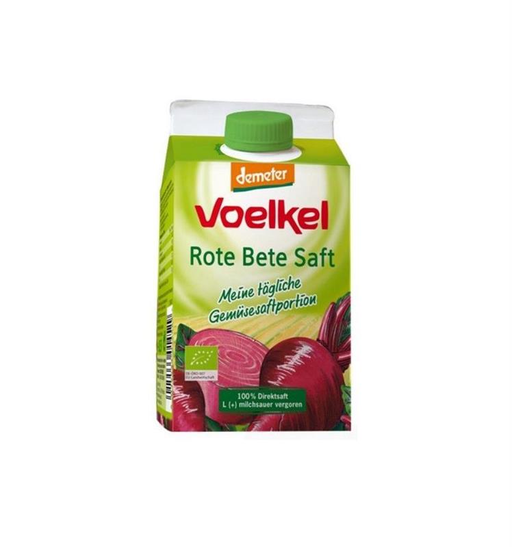 Suc Bio de Sfecla Rosie Lactofermentat Voelkel 500ml