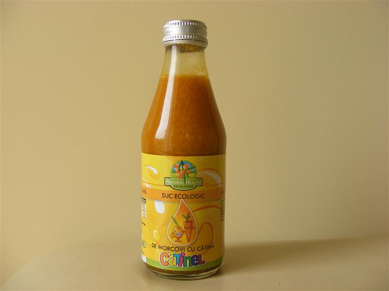 Suc Bio Morcov cu Catina Natural Health 200ml