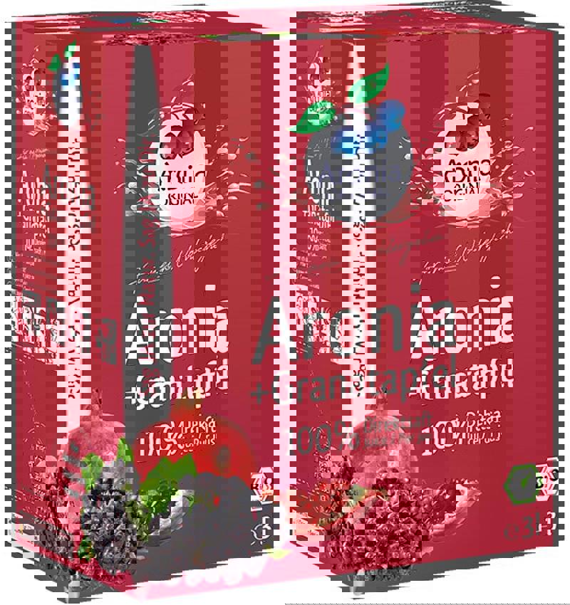 Suc Bio Pur de Aronia cu Rodie Pronat 3L