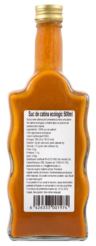 Suc de Catina Bio 500 mililitri Obio