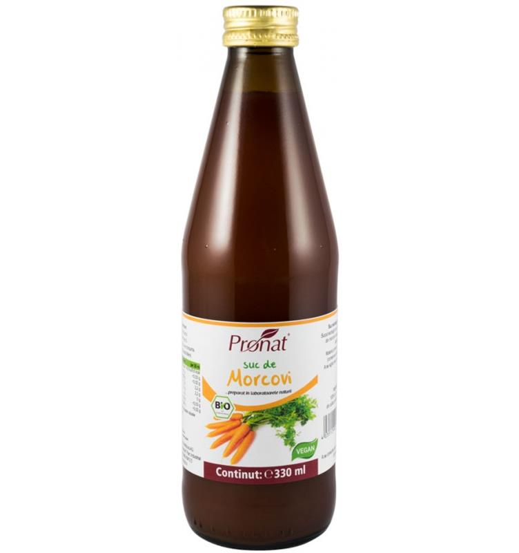 Suc de Morcovi Bio 100% 330ml Medicura