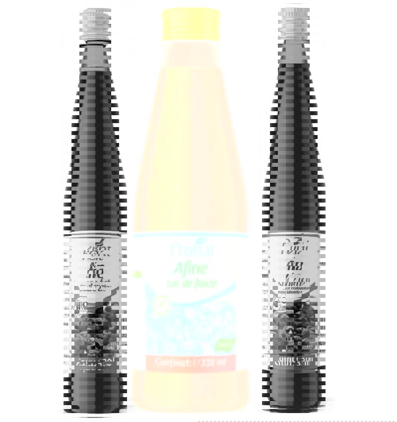 Suc din Afine 100% Eco 330 mililitri Medicura