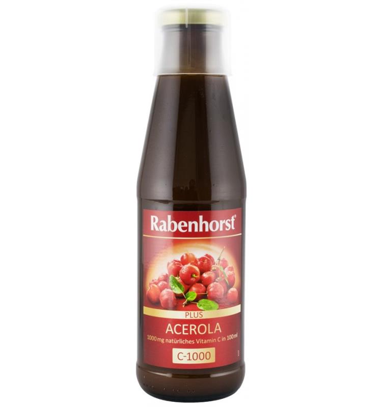Suc Pur Acerola Plus C1000 450ml Rabenhorst