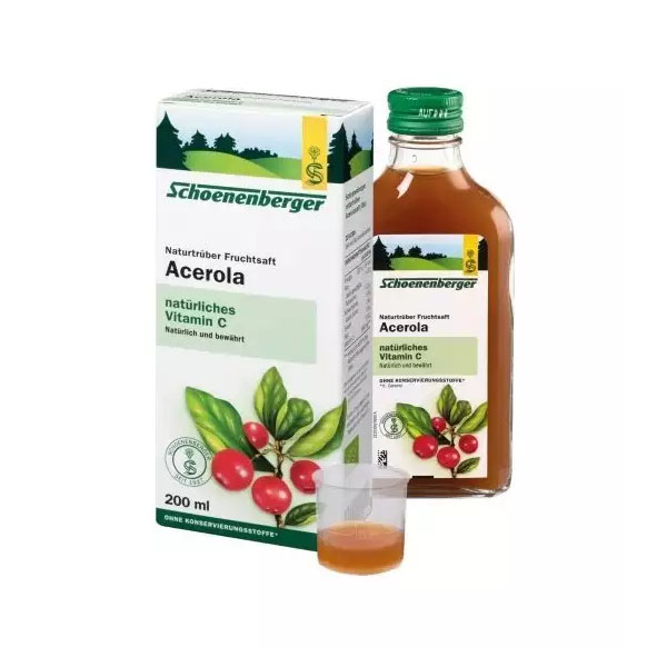Suc Pur de Acerola Bio Schoenenberger 200ml