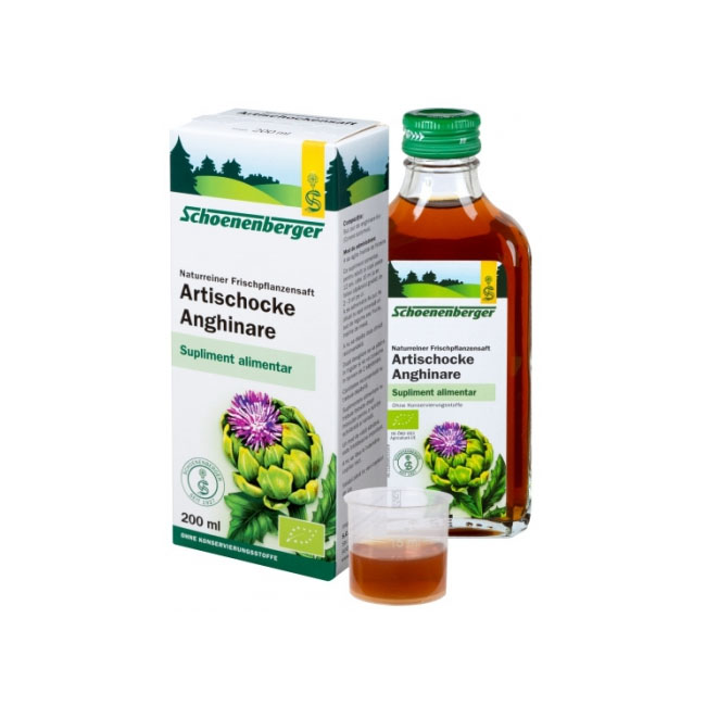 Suc Pur de Anghinare Bio Schoenenberger 200ml