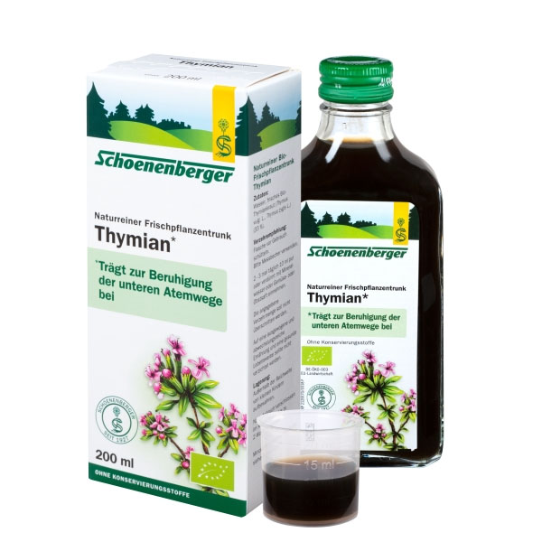 Suc Pur de Cimbrisor Bio Schoenenberger  200ml