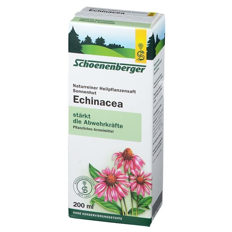 Suc Pur de Echinaceea Bio Schoenenberger 200ml