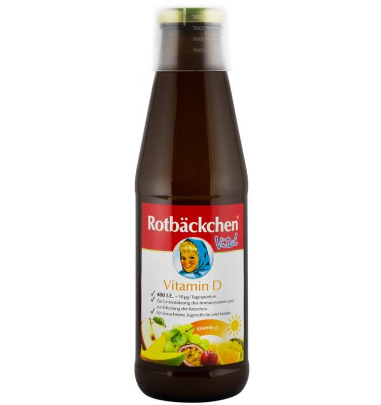 Suc Pur de Fructe cu Vitamina D 450 mililitri Haus Rabenhorst