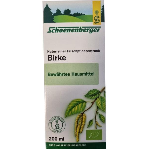 Suc Pur de Mesteacan Bio 200 mililitri Schoenenberger