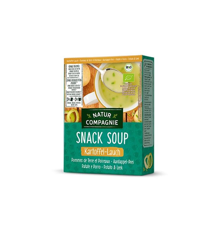 Supa Bio Instant de Cartofi cu Praz Natur Compagnie 60gr