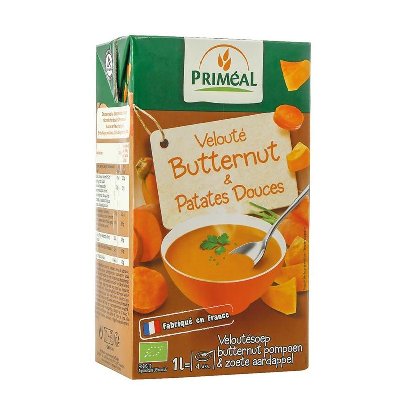 Supa Crema cu Dovleac si Cartofi Dulci Bio 1L Primeal