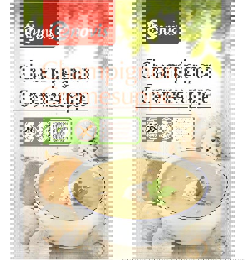 Supa Crema de Ciuperci Champignon Bio 60 grame Cenovis