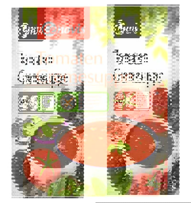 Supa Crema de Rosii Bio Fara Gluten 63 grame Cenovis