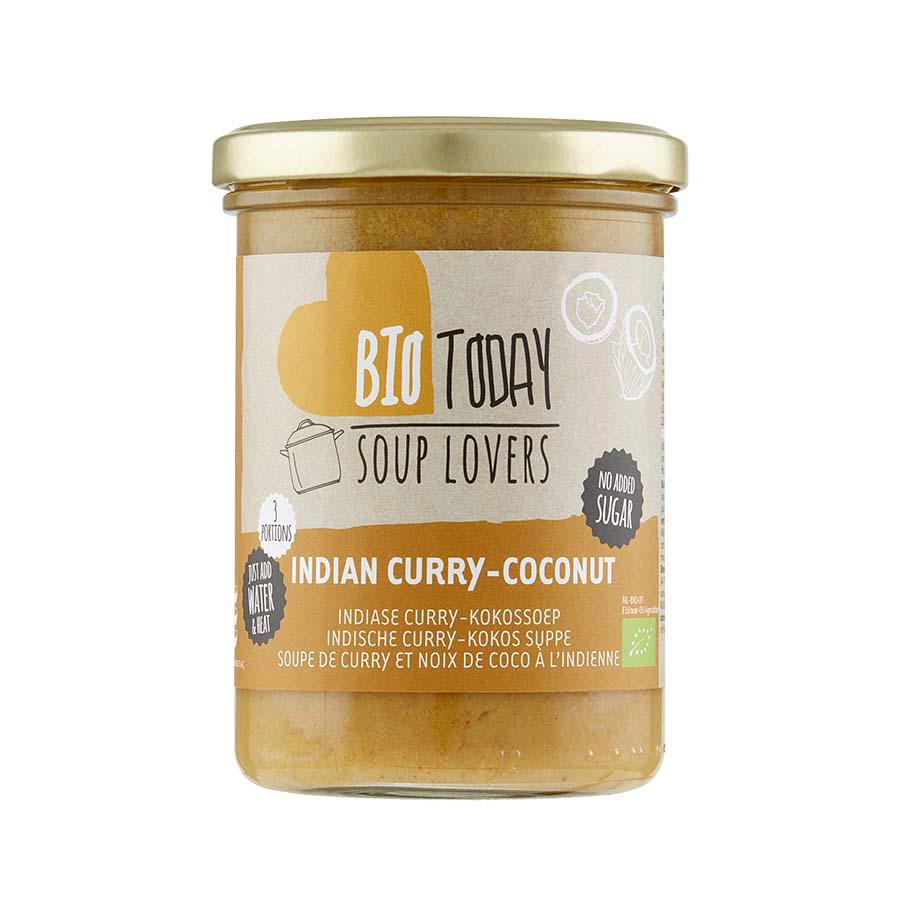 Supa Crema in Stil Indian Curry si Cocos Eco 400 mililitri Bio Today