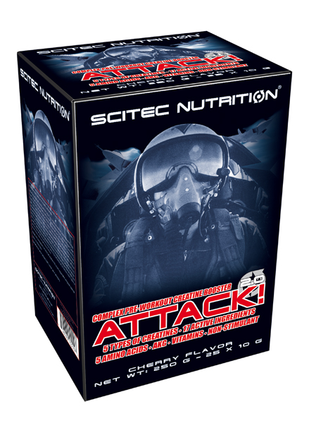 Supliment Alimentar Attack 2.0 25 plicuri a 10 grame / plic