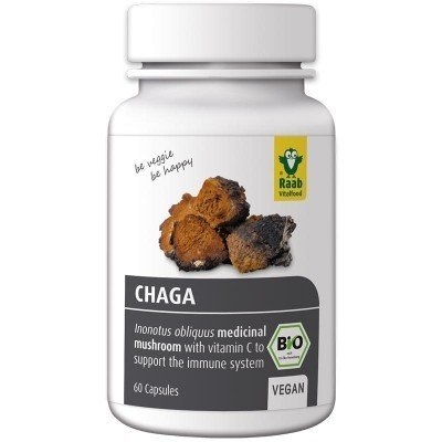 Supliment Alimentar Chaga Bio 400mg 80cps Raab