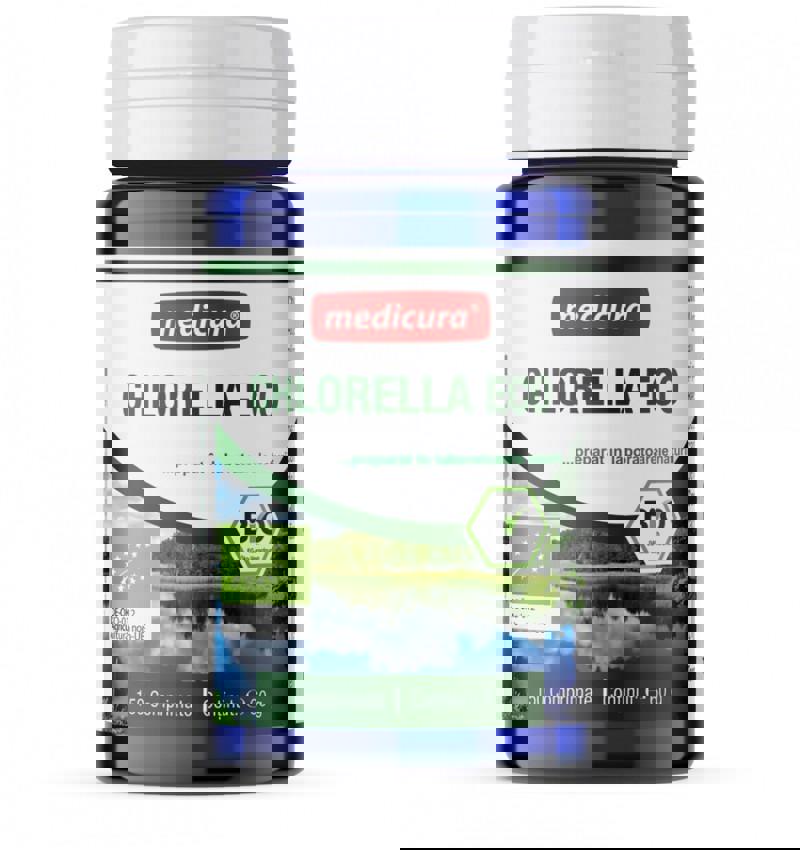 Supliment Alimentar Chlorella Bio 150cpr Medicura