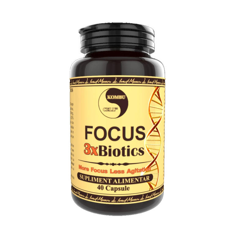 Supliment Alimentar Focus 3xBiotics 40 capsule Medica