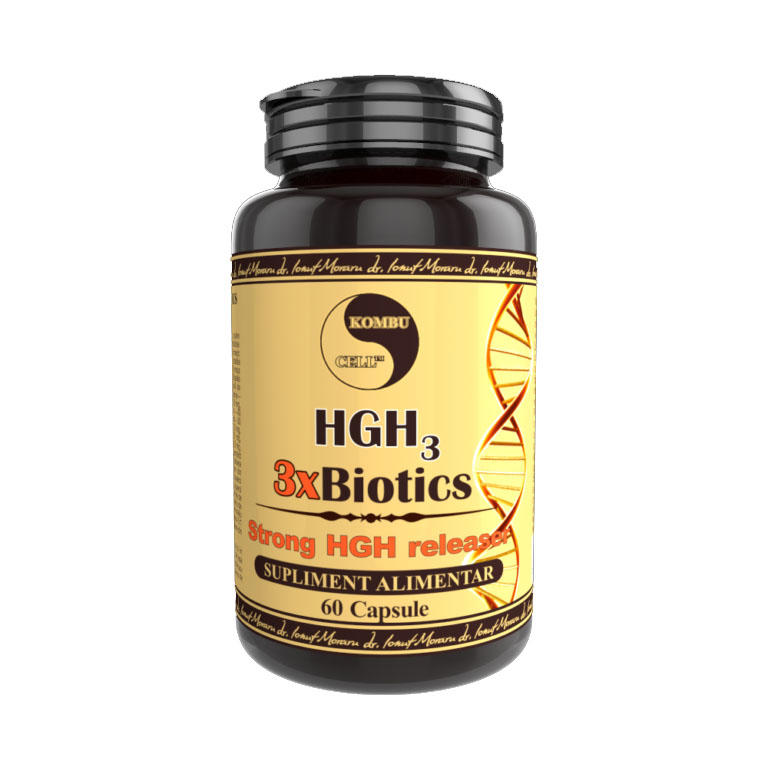 Supliment Alimentar HGH3 3xBiotics 60 capsule Medica