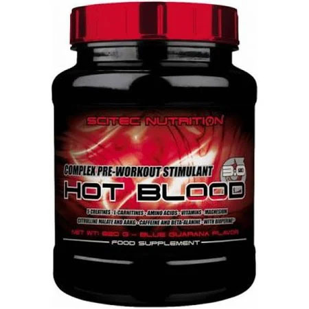 Supliment Alimentar Hot Blood 3.0 Blue Guarana 820 grame Scitec Nutrition