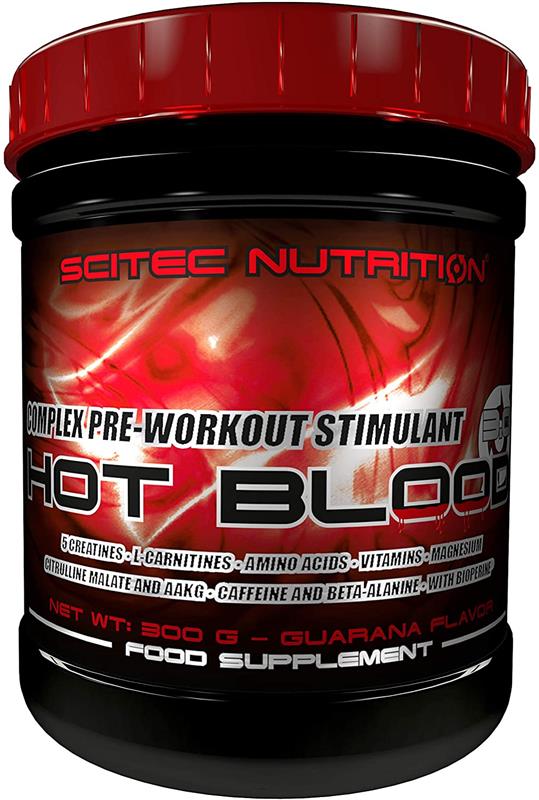 Supliment Alimentar Hot Blood 3.0 Guarana 300 grame Scitec Nutrition