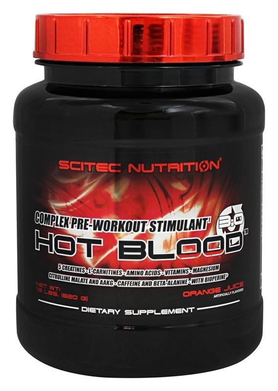 Supliment Alimentar Hot Blood 3.0 Orange 300 grame Scitec Nutrition