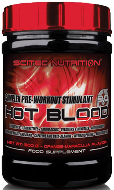 Supliment Alimentar Hot Blood 3.0 Orange Maracuja 820 grame Scitec Nutrition
