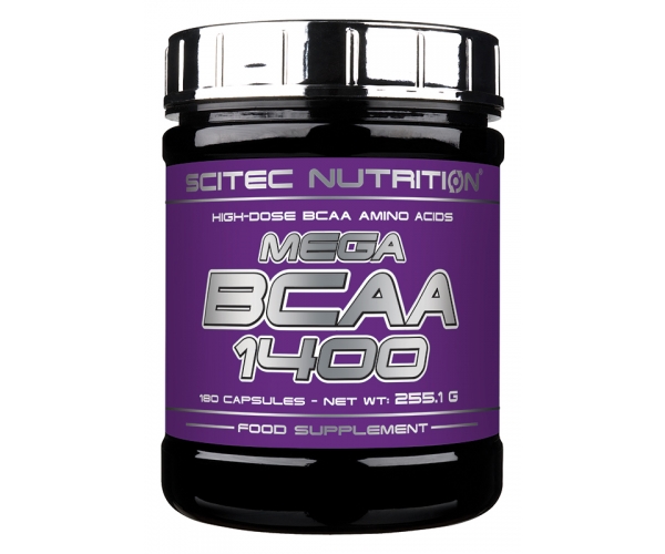 Supliment Alimentar Mega BCAA 1400 180 capsule Scitec Nutrition