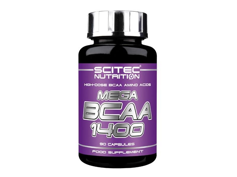 Supliment Alimentar Mega BCAA 1400 90 capsule Scitec Nutrition