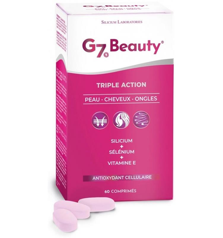 Supliment Alimentar pentru Piele, Par si Unghii G7 Beauty 60 capsule Silicium