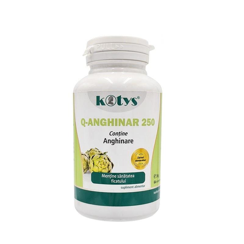 Supliment Alimentar Q-Anghinare cu 250 miligrame extract de Anghinare 60 comprimate Kotys