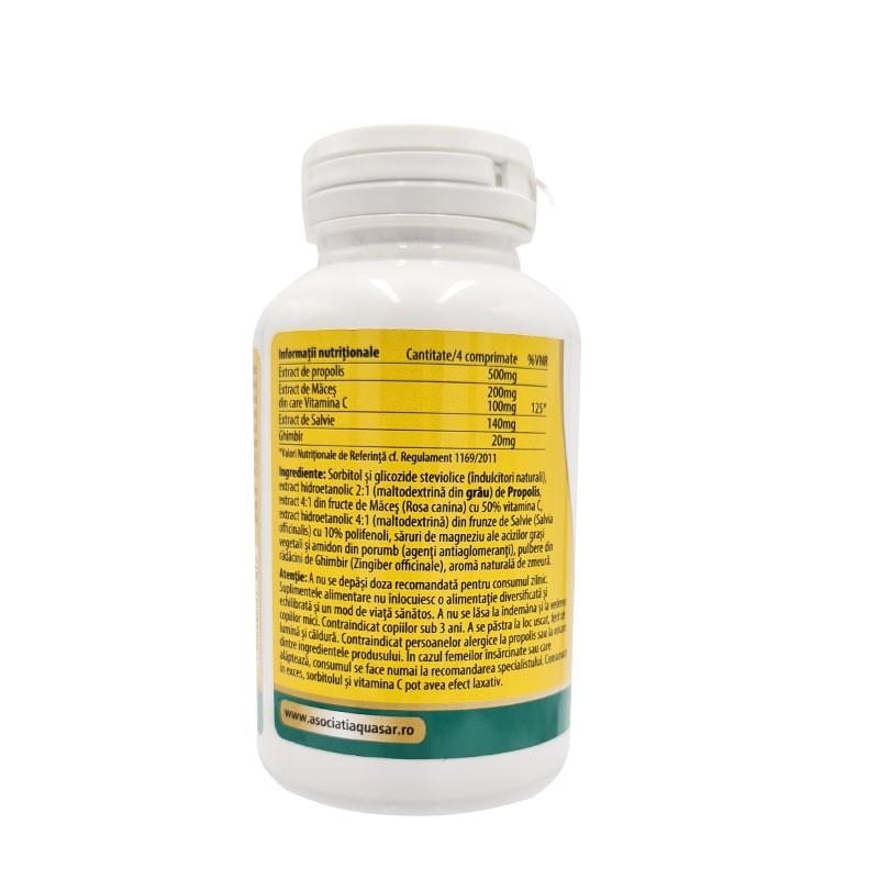 Supliment Alimentar Q-Propolis C cu Extract de Maces, Ghimbir si Salvie 60 capsule Kotys