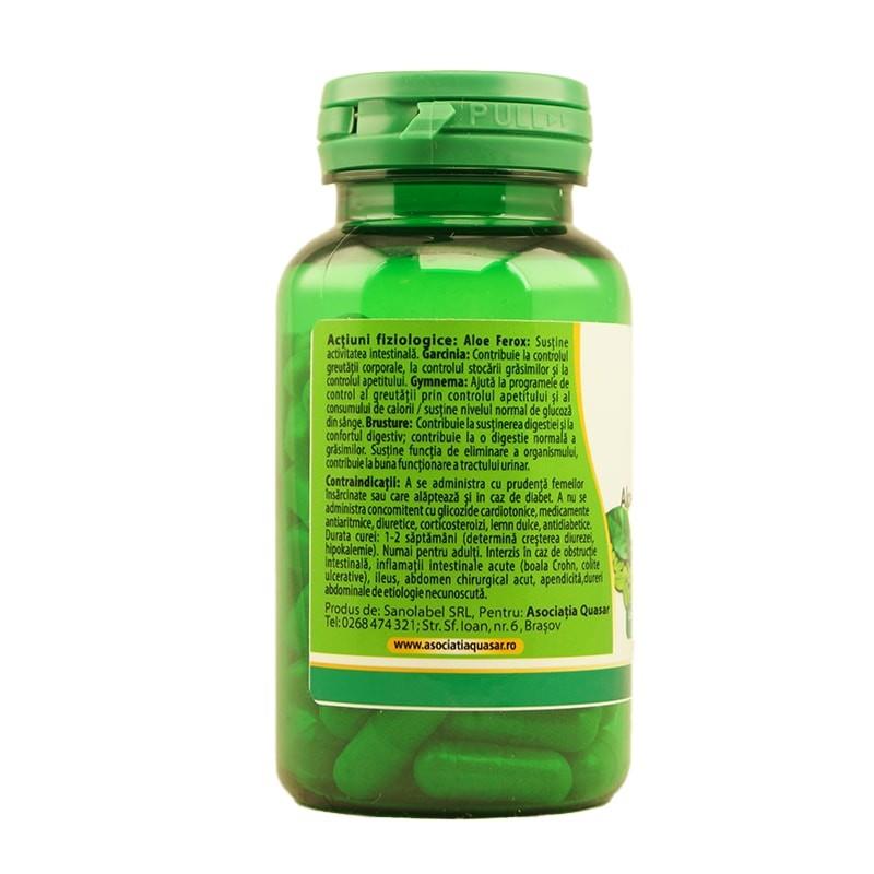 Supliment Alimentar Q-Slim cu Aloe Ferox si Cafea Verde 60 capsule Kotys