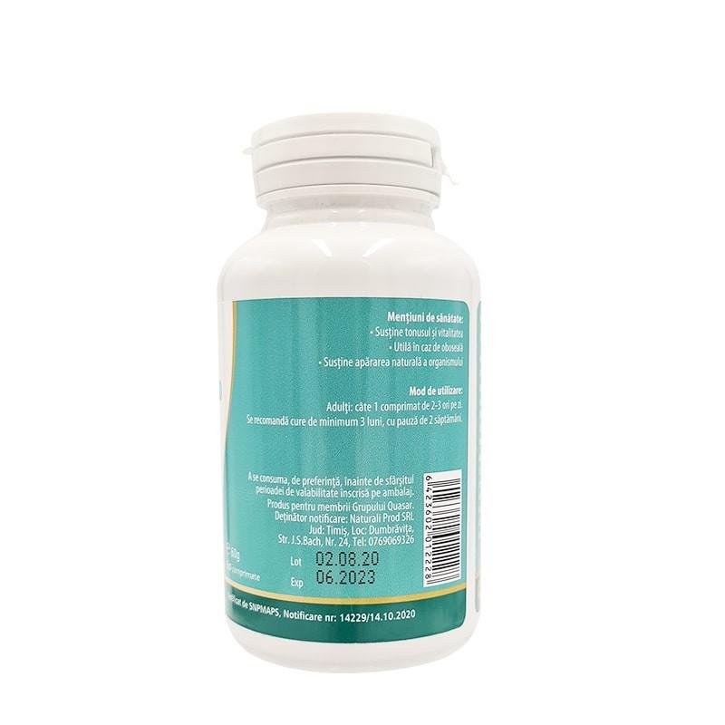 Supliment Alimentar Q-Spirulin cu 1000 miligrame Extract de Spirulina 60 capsule Kotys