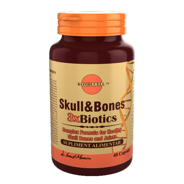 Supliment Alimentar Skull Bones 3xBiotics 40 capsule Medica