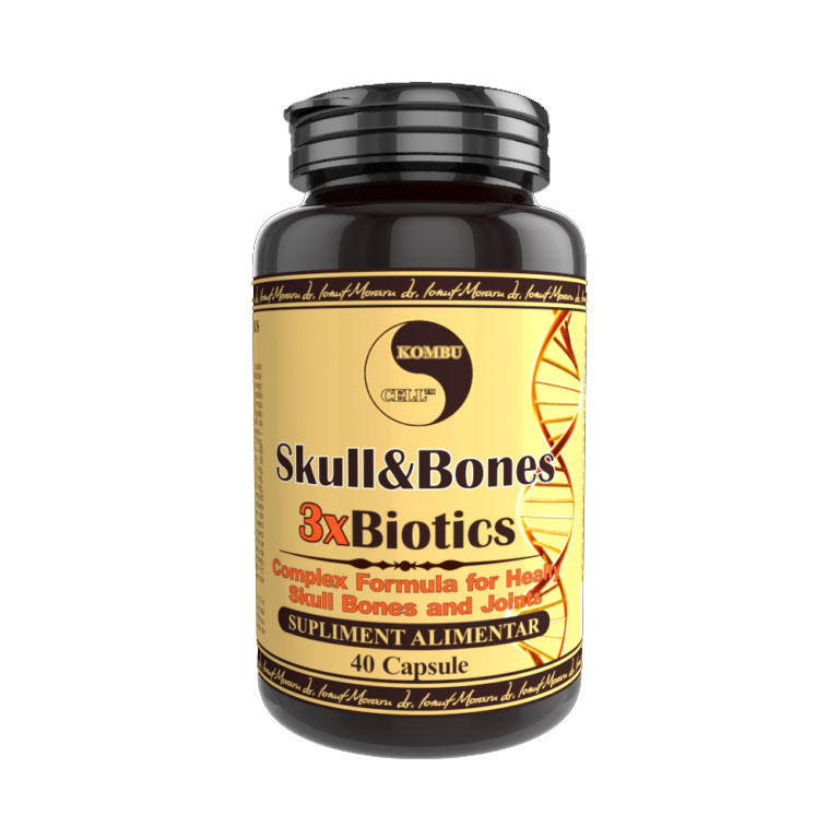 Supliment Alimentar Skull Bones 3xBiotics 40 capsule Medica