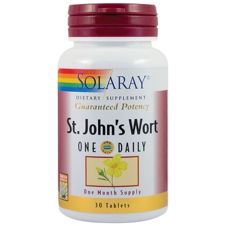 Supliment Alimentar St.John's Wort(Sunatoare) 900mg Solaray Secom 30tb