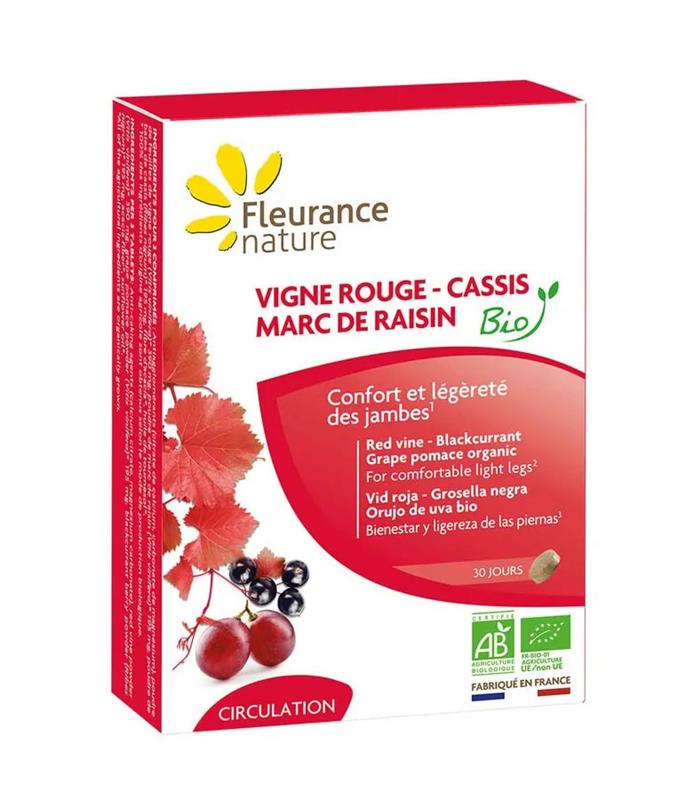 Supliment Alimentar  Vita de Vie, Coacaze Negre si Tescovina din Struguri Bio 90 capsule Fleurance Nature