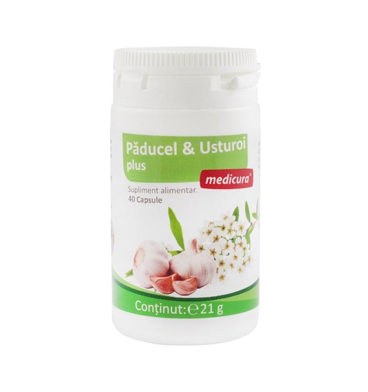 Supliment Paducel si Usturoi Plus 40cps Medicura