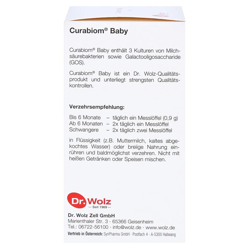 Supliment pentru Bebelusi Curabiom Baby 54 grame Dr.Wolz