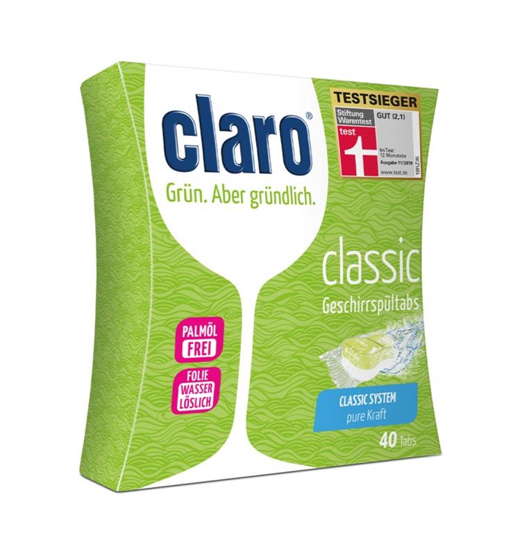 Tablete Bio pentru Masina de Spalat Vase Claro Pronat 40tbl