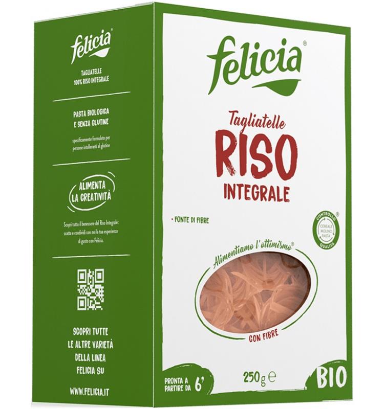 Tagliatelle din Faina de Orez Integral Bio 250gr Felicia