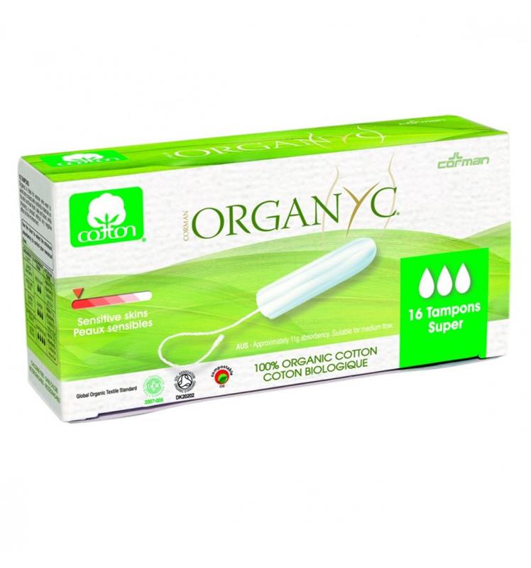 Tampoane Organyc Super din Bumbac Organic Pronat 16buc