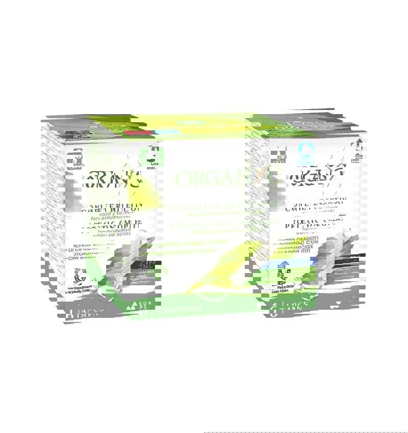 Tampoane Super din Bumbac Organic cu Aplicator 16 bucati Organyc