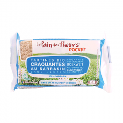Tartine Crocante Bio Fara Gluten cu Hrisca fara Sare Le Pain Des Fleurs 18,5gr