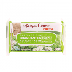 Tartine Crocante Bio Fara Gluten cu Hrisca Le Pain Des Fleurs 18.5gr