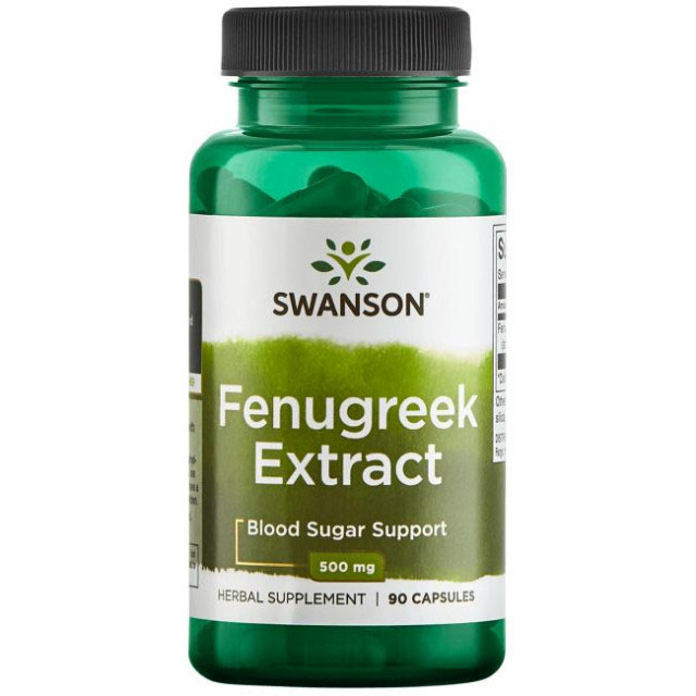 Testofen Fenugreek Extract 500 miligrame 90 capsule Swanson