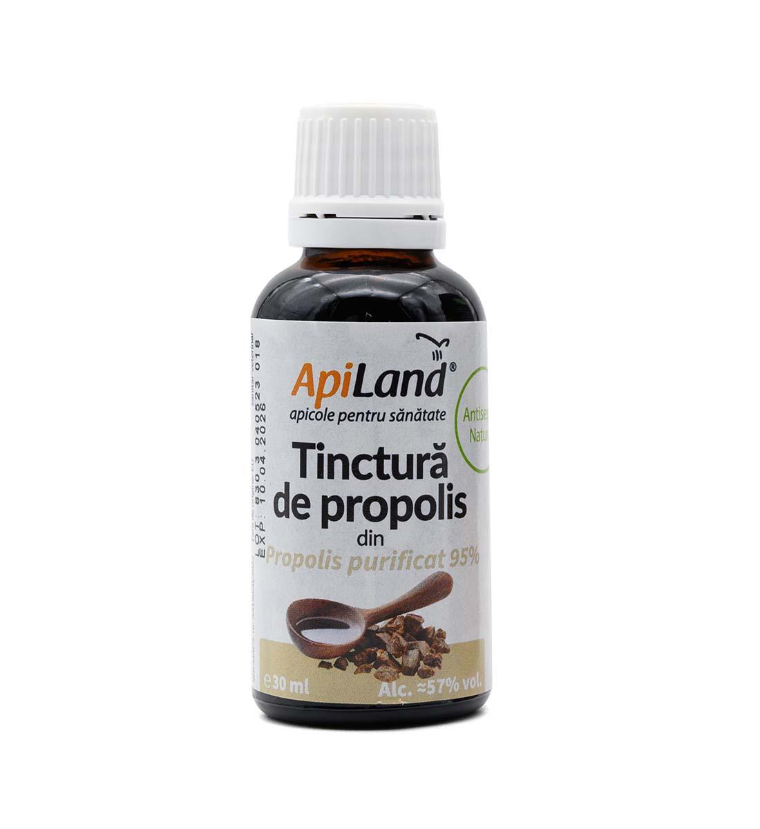 Tinctura de Propolis Purificat 95% 30 mililitri Apiland