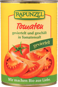 Tomate Bio Cojite si Taiate Rapunzel 400gr