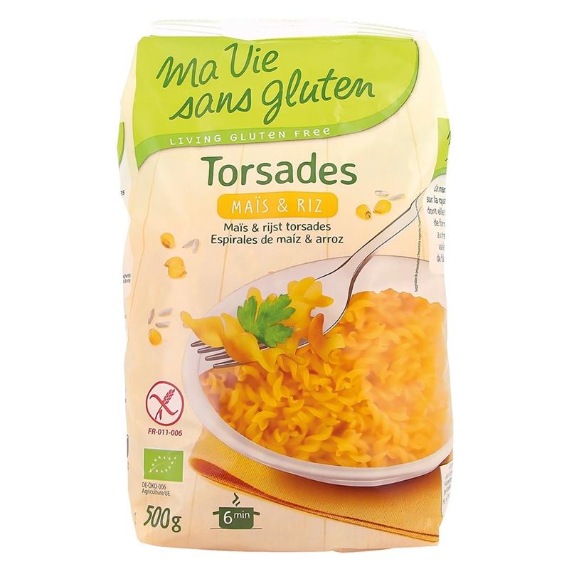 Torsade Bio din Porumb si Orez Ma Vie Sans Gluten 500gr